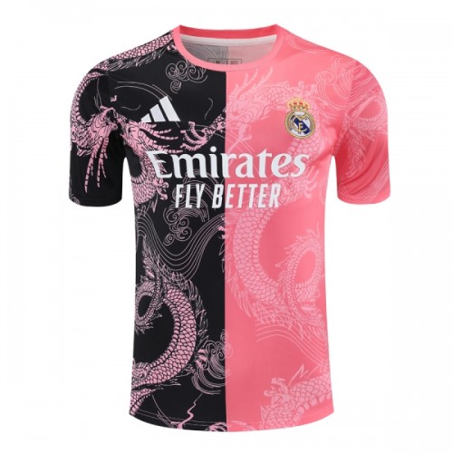 Camiseta Real Madrid Dragon 2024-25 Rosa Camiseta Real Madrid Dragon 2024-25 Rosa